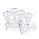 STEMWARE GLASS 6 PCS KARO PLATINUM M00343