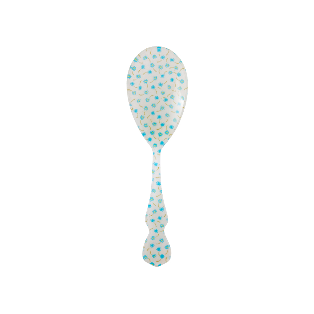 Flower Blue Rice Spoon