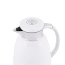 White/Chrome Vacuum Flask - 1 Litre