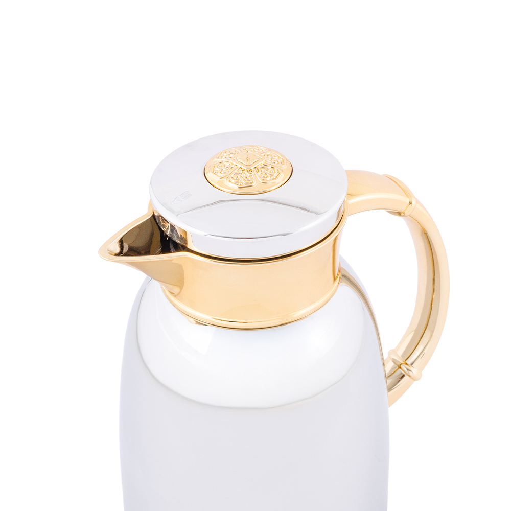 Chrome/Gold Vacuum Flask - 650ml