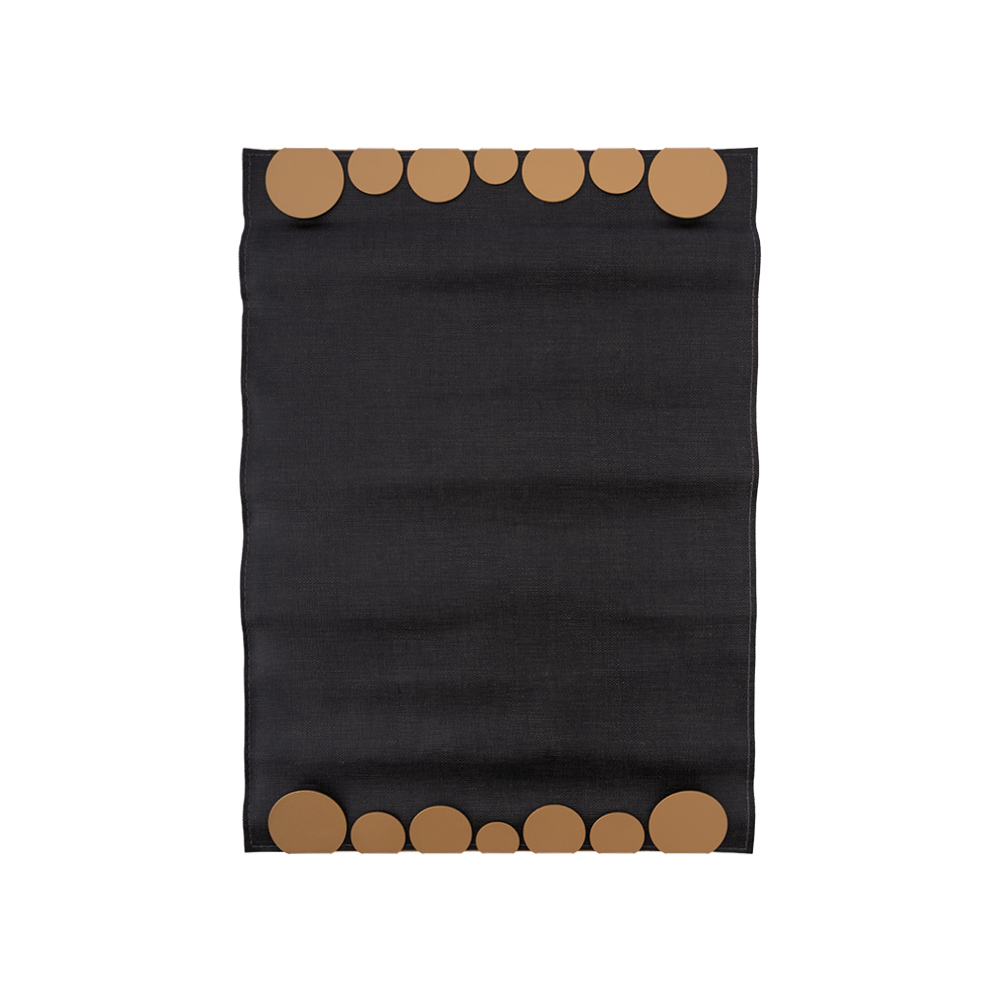 Matte Gold Edges Tray Set - 2pcs