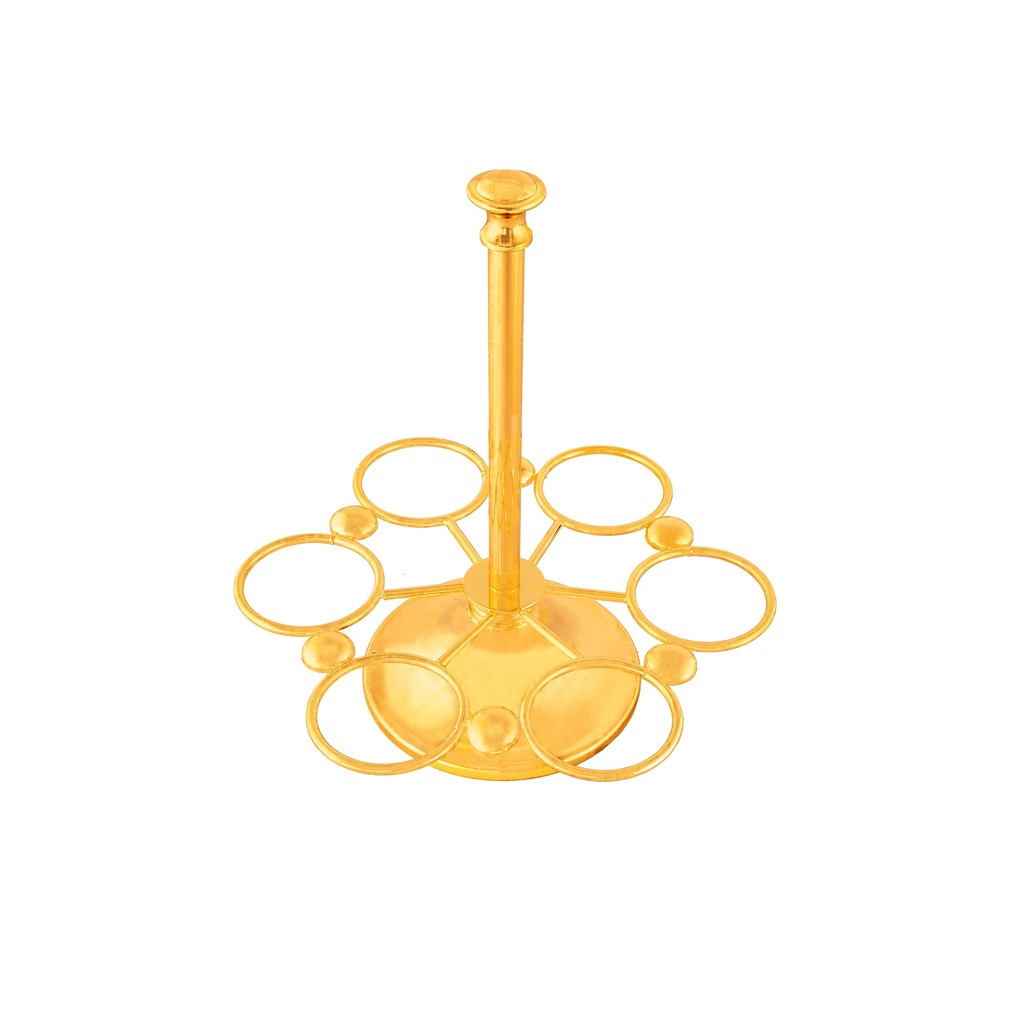 Iron Gilt Plated Coffee Stand for 6 Cups