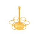 Iron Gilt Plated Coffee Stand for 6 Cups
