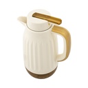  VACUUM JUG DECO, GLASS REFILL 1L - WHITE/AMBER 