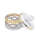 1 PC SUGAR POT GLD/PLT