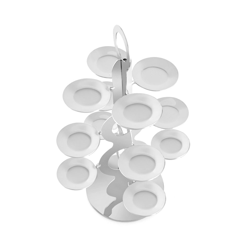 Stainless Steel Stand with 12 Plates