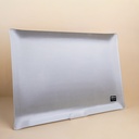 ACRYLIC TRAY 60X45CM SECRET SILVER