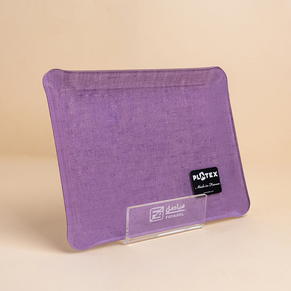 ACRYLIC TRAY 24*18 LINEN PARME