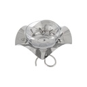 Fiori Stainless Stell Glass Small Fruit Holder