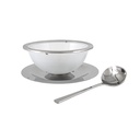 Sarezzo Stainless Steel Sauce Bowl w/ Ladle