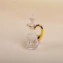 Royal Gold Parfum Bottle with Glass Handle
