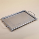 Anphoras Inox 2 Rectangular Tray - Silver