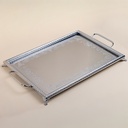 Anphoras Inox 3 Rectangular Tray - Silver