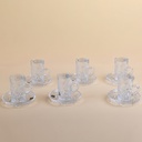 Crystal Tea Set - 6pcs