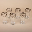 Island Platinum Tumbler Glass Set - 6pcs