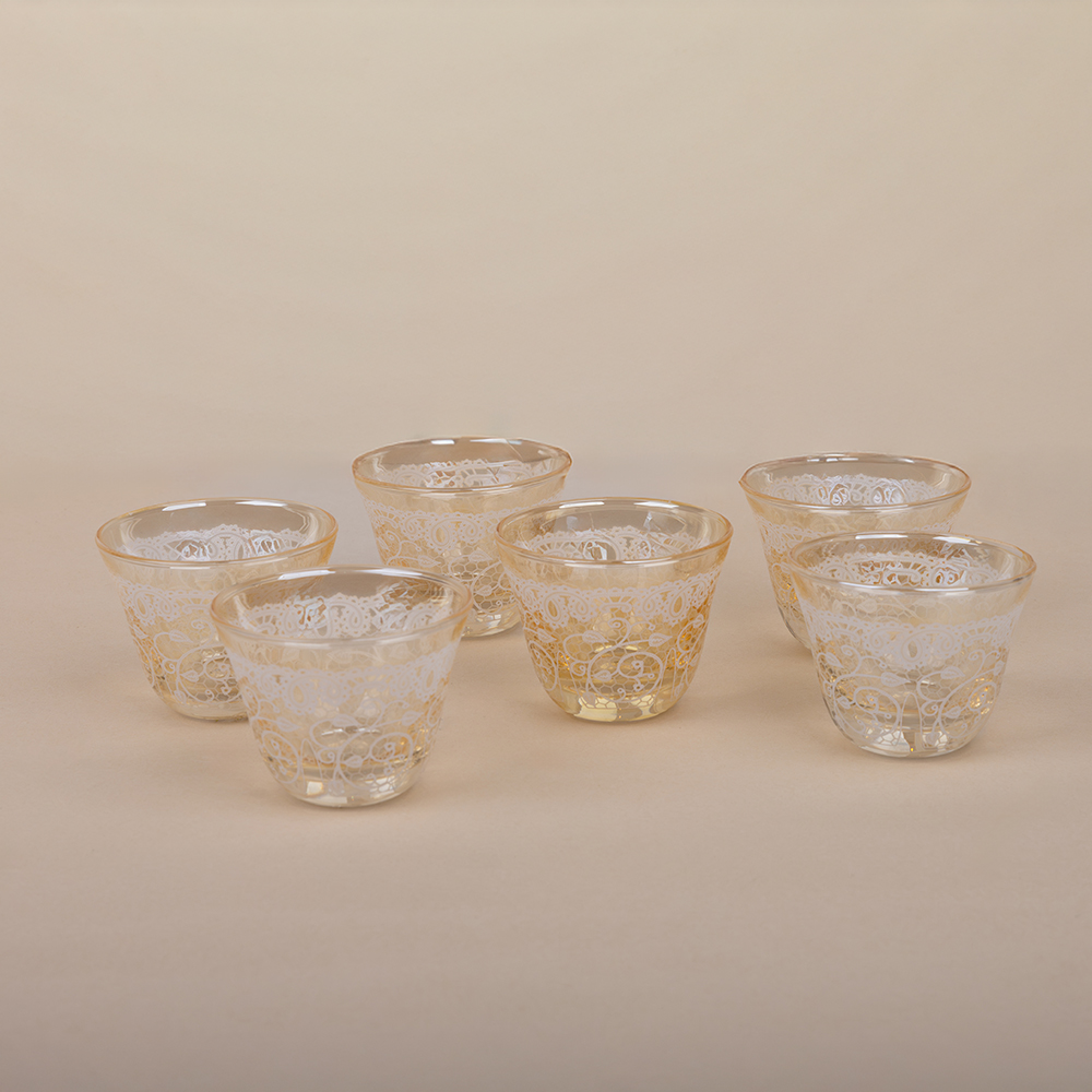 Dantel Amber Arabic Coffee Set - 6pcs