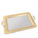 Rectangular Gocce Oro Serving Tray 50x35cm