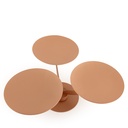 Rotating Dessert Stand with 3 Plates - Rose Gold