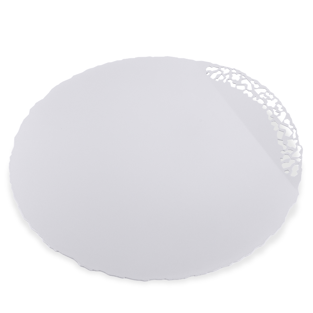 Silver Round Platter Set of 5