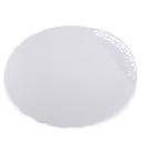 Silver Round Platter Set of 5