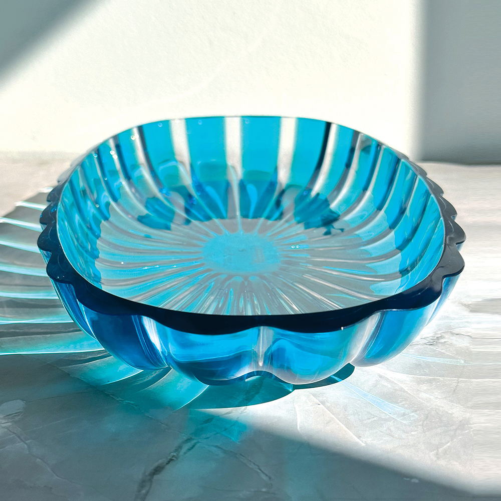 Dolcevita Plastic Serving Tray - Blue