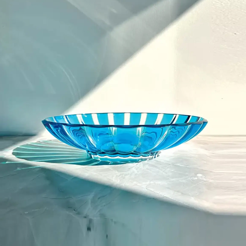 Dolcevita Centerpiece Fruit Bowl - Blue