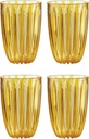 Dolcevita 470ml Drink Tumblers - Amber