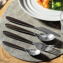 Just Cutlery Set 24 Pieces - Brown