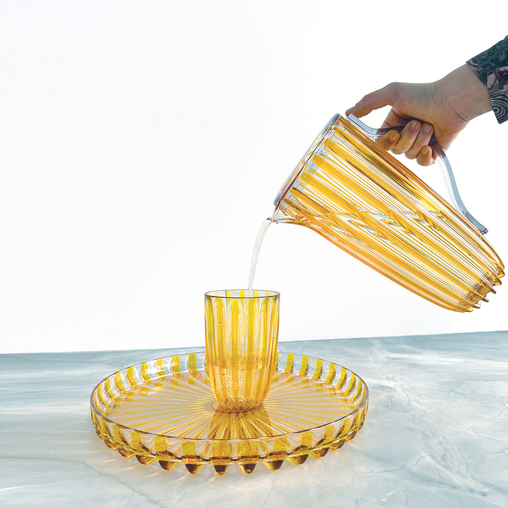 Dolcevita 470ml Drink Tumblers - Amber