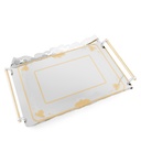 Praga Gold Rectangular Serving Steel 50x35cm