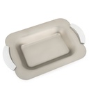 Domino Sandblasted Rectangular Tray - 28cm
