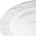 Burano Clear Glass Pasta Plate 30cm