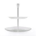 Full Moon 2-Tiered Cake Stand