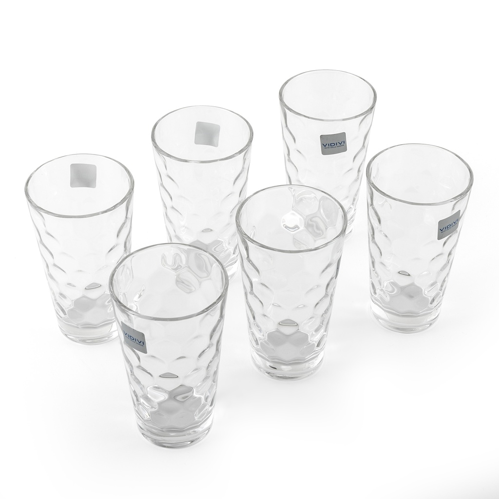 Honey Tumbler Glass Cup Set 6pcs