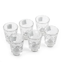 Honey Shot Glass 8Cl Set 6pcs