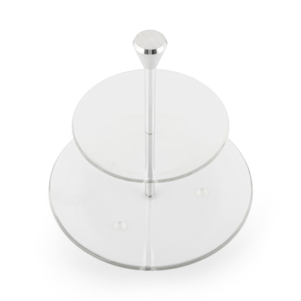 Full Moon 2-Tiered Cake Stand