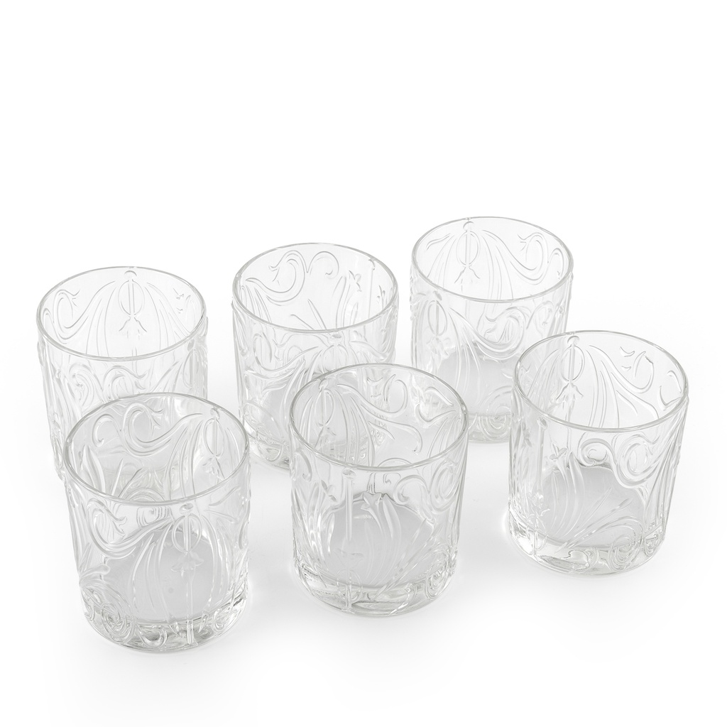 Burano Cocktail Tumbler Glass Set 6pcs