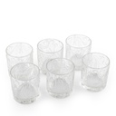 Burano Cocktail Tumbler Glass Set 6pcs