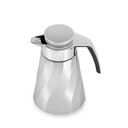 Cone Swirl Vacuum Flask Chrome - 1 Litre