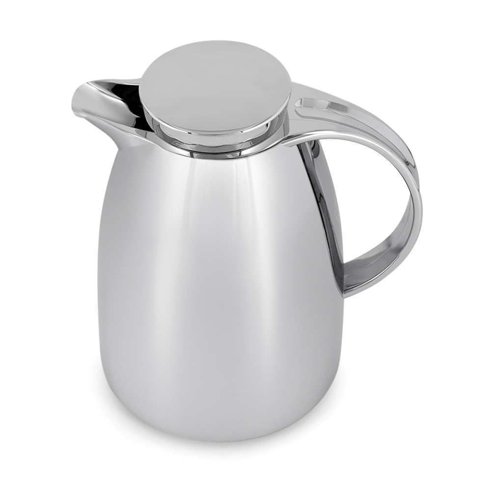 Aubg Steel Vacuum Flask Silver - 1 Litre
