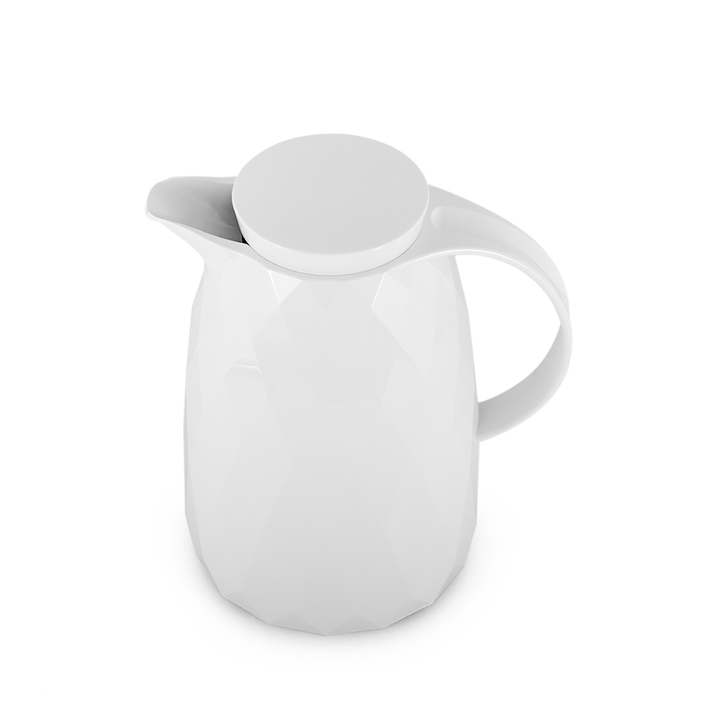Diamond Vacuum Flask White - 1 Litre