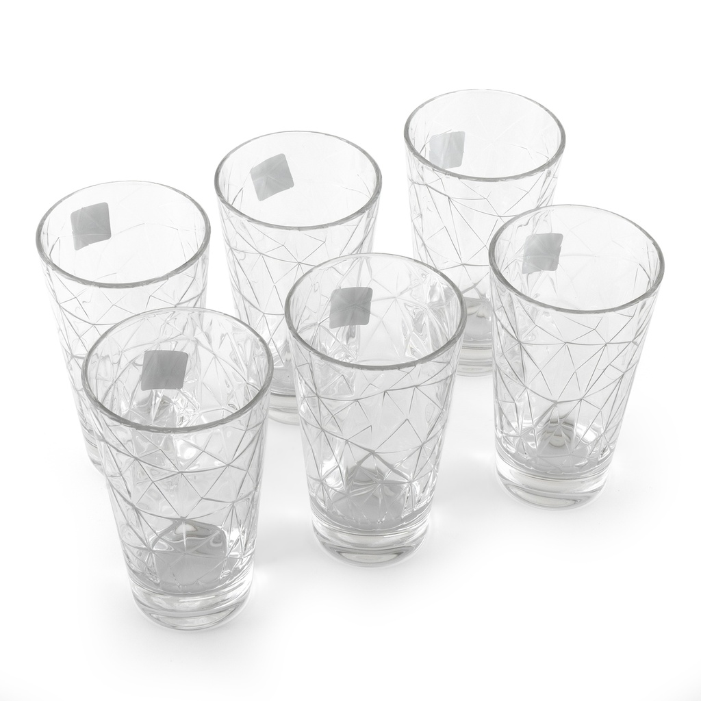 Dolomiti Tumbler Glass Cup Set 6pcs