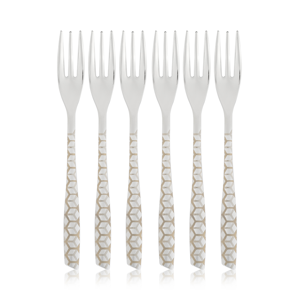 Eleven Exa Cake Fork Set - 6pcs
