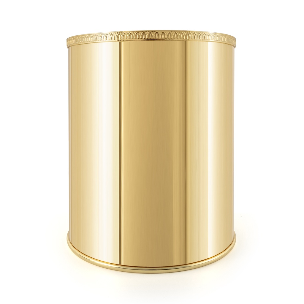 WASTE BIN GLD