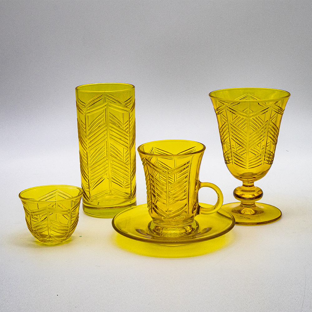Light Amber Arabic Coffee Cup Set of 12