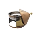 Gold Chafing Dish With Base 5 Ltr