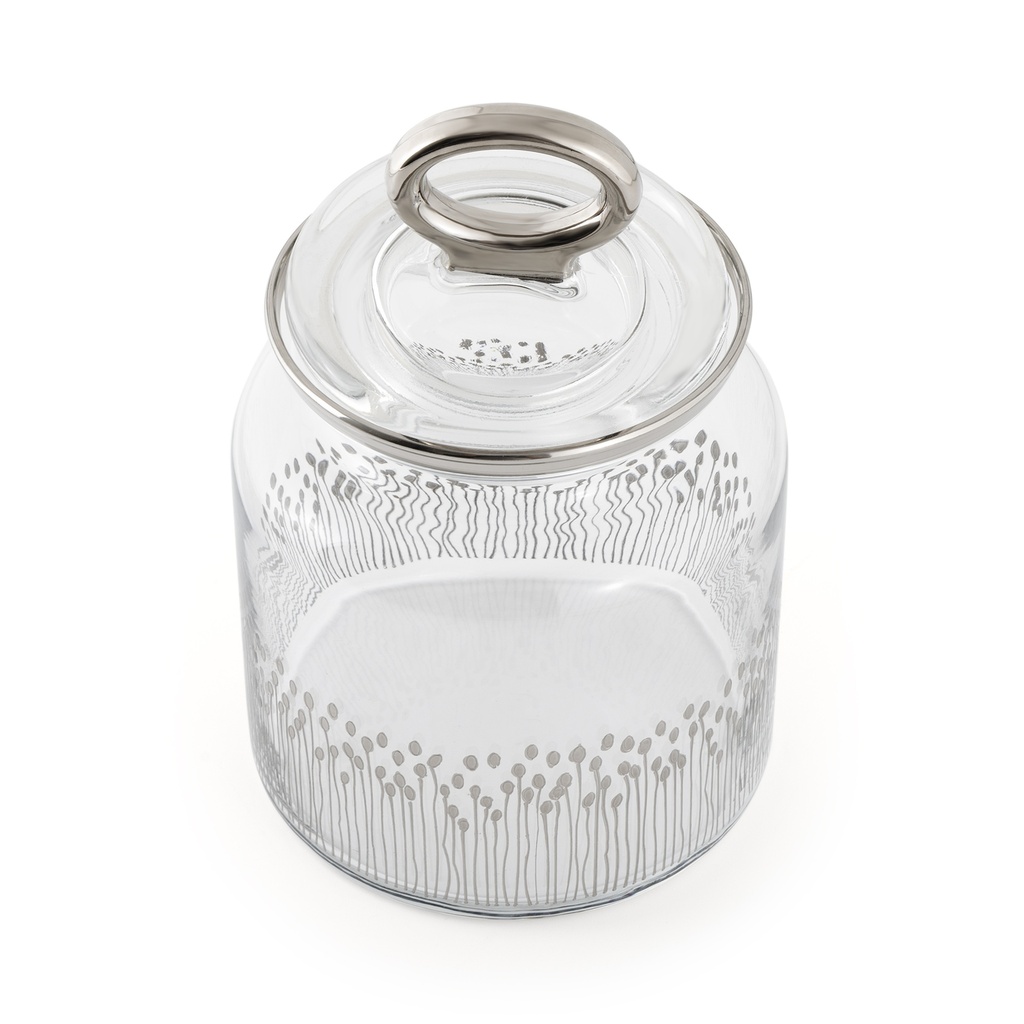 Turkish Pattern Candy Jar Platinum