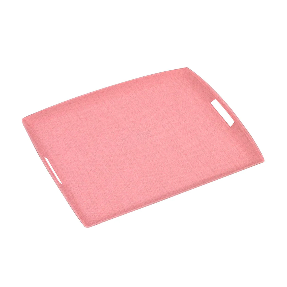 ACRYLIC TRAY 54*43 LINEN PINK