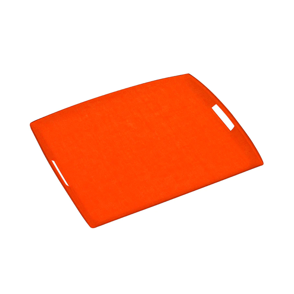 ACRYLIC TRAY 54*43 LINEN CORAIL