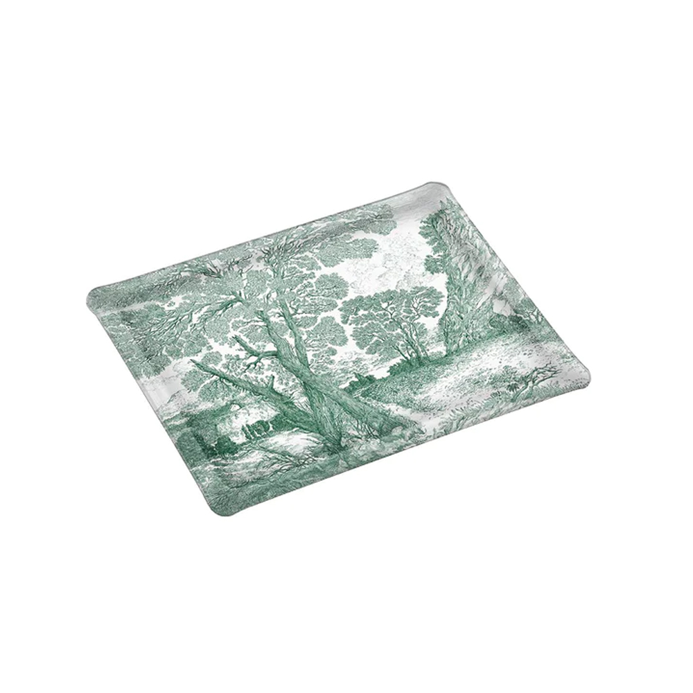 ACRYLIC TRAY 37X28CM  FUSAIN FOREST